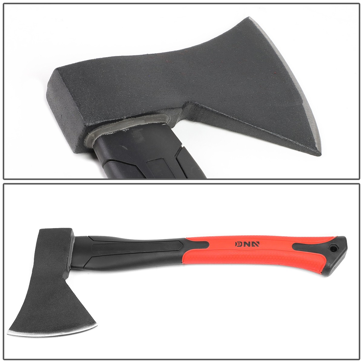 600 Grams 13-1/2″ Handle Heat Treated Alloy Steel Sturdy Fiberglass Portable Axe