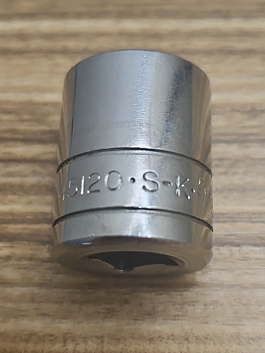 Vintage S-K 5/8 ” Socket 3/8″ Drive 12 Point 45120 Made in the USA