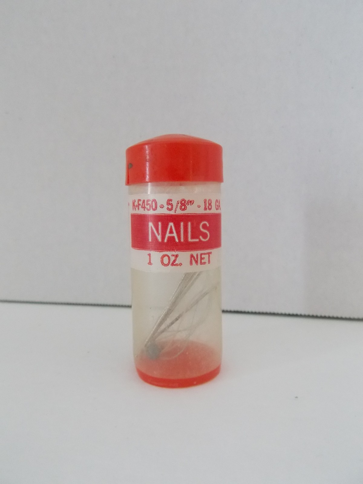 Vintage ~ Tower Mfg Co. * Nail Tube * K-F450 5/8″ 18 GA.