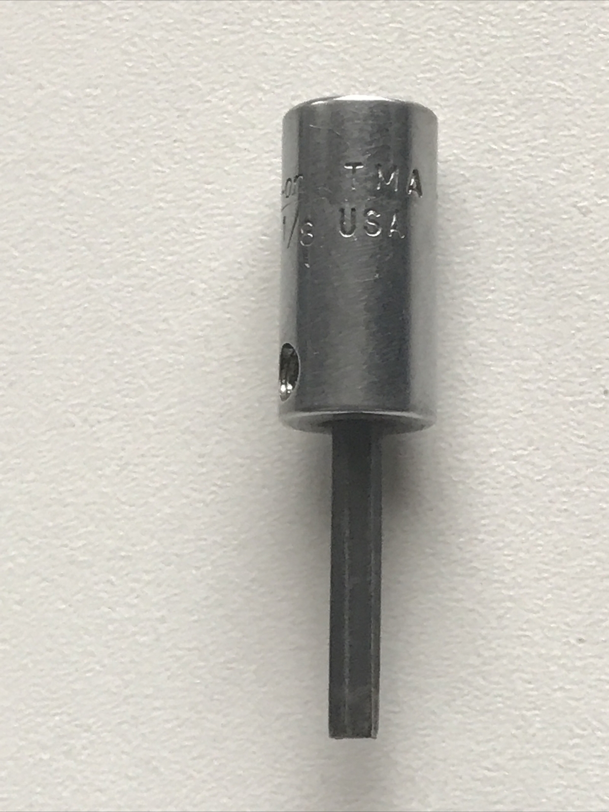 SNAP ON TOOLS ~ 1/8″ Hex Socket Driver , 1/4″ Drive , Part# TMA4