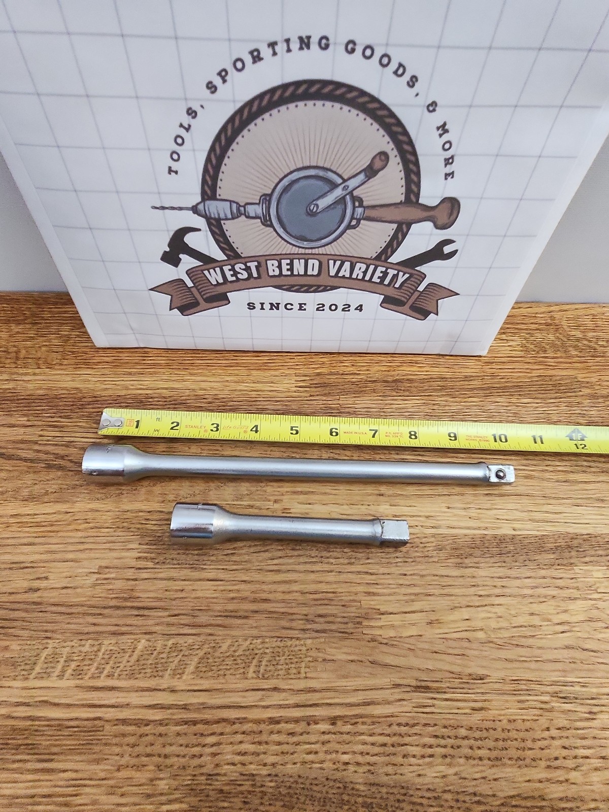 Vintage Tru-Test 1/2″ Drive, 5″ & 10″ Extension, T1667 & T1667, USA