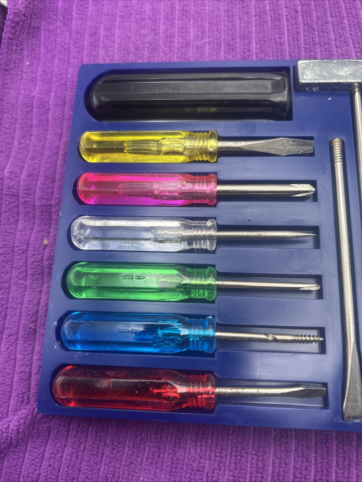 Mechanic’s Mate Miniature Tool Set 10pcs Made In Hong Kong Vintage