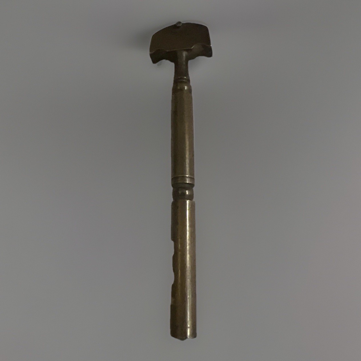 Antique Brass Glass Cutter WithHidden Screwdriver Made in France