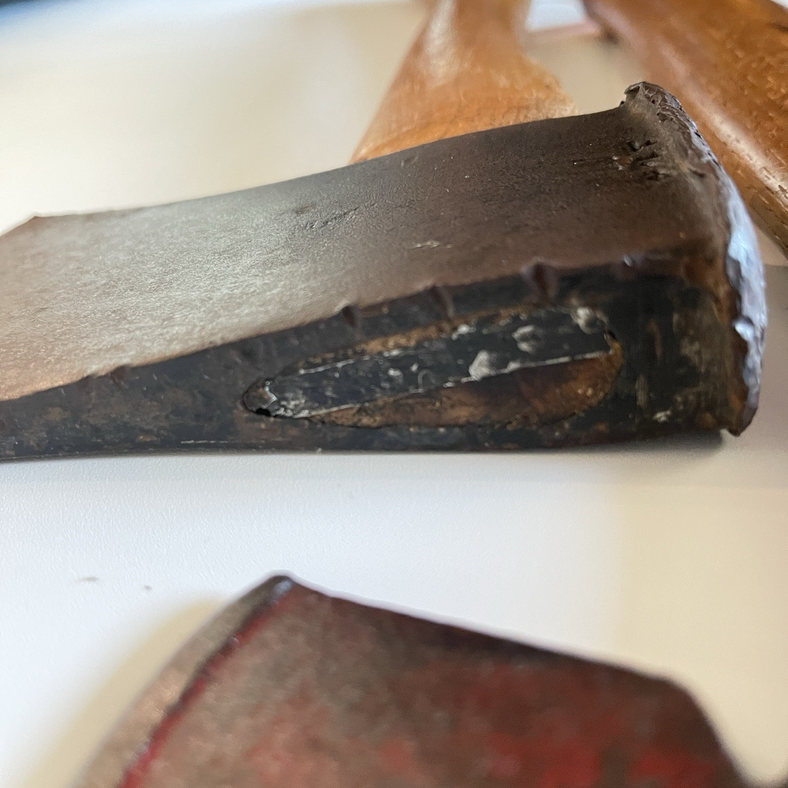 Pair Of Vintage Axes-unknown Age, Origin, And Makers- A Piece Of Old Times