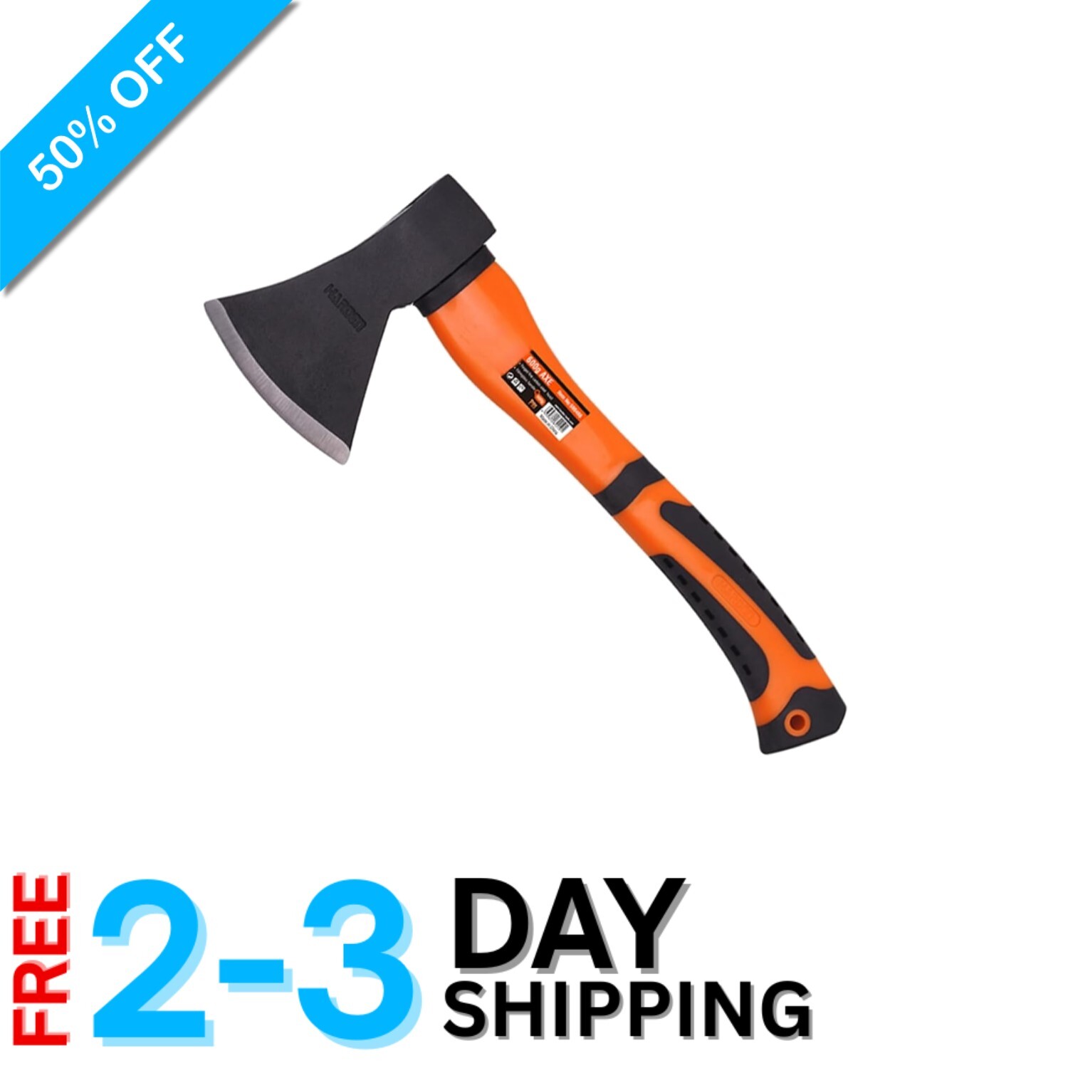 Versatile 15” Forged Steel Camp Hatchet – Perfect for Wood Splitting & Kindling