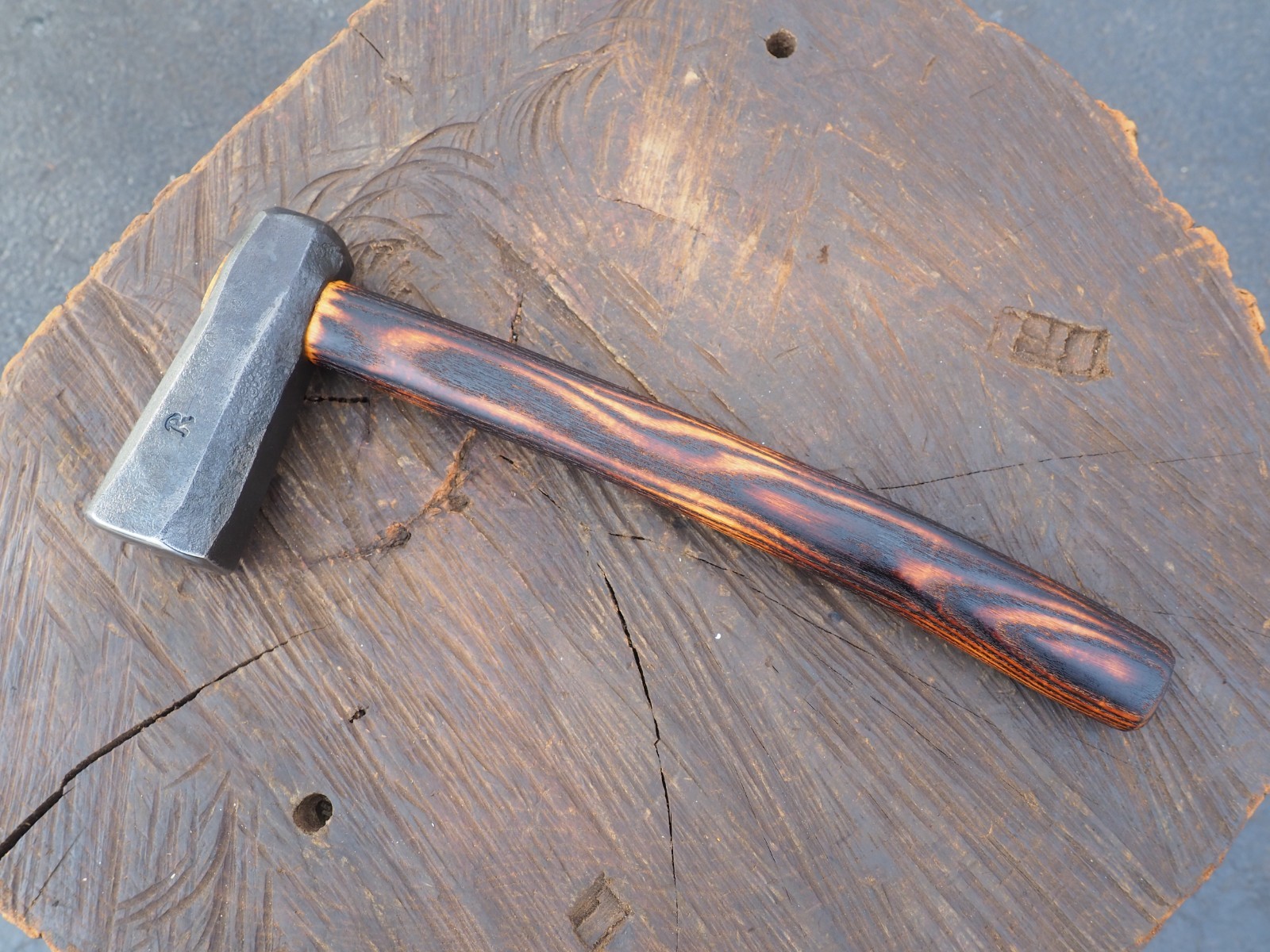 STOUT 3.5LB DOG HEAD “BINE ROVTAR” BLACKSMITH HAMMER ANVIL KNIFE BLADE SAW VISE