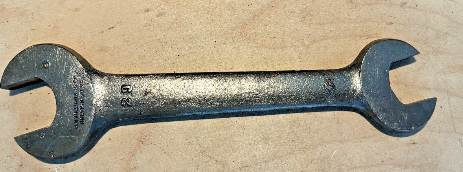 Vintage J.H. Williams & Co. #29 Open End Wrench – Forged in USA 1940s–1950s