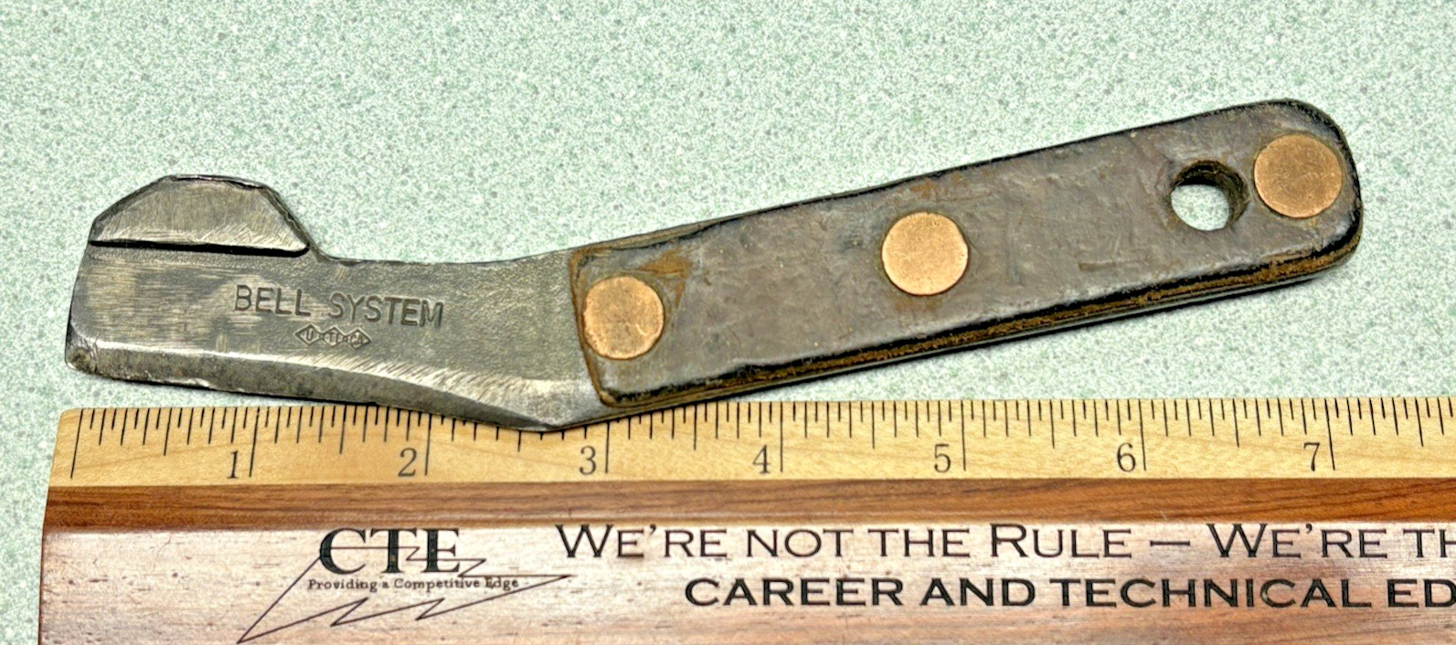 Vintage Bell System Linesman Cable Cutter Splitting Cleaver Knife UTICA tools