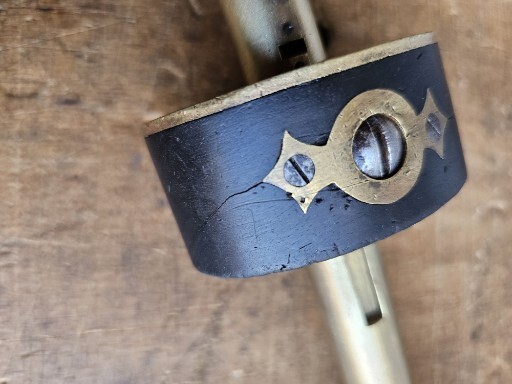 Brass and Ebony 2 Pin Mortise/Marking gauge – No makers mark