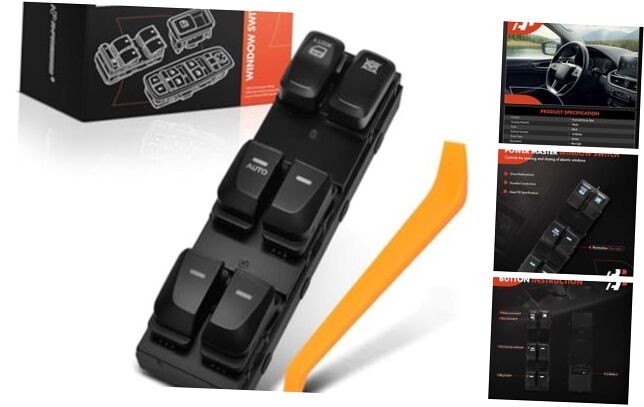 Master Power Window Switch Compatible with Hyundai Tucson 2010 2011 2012 2013