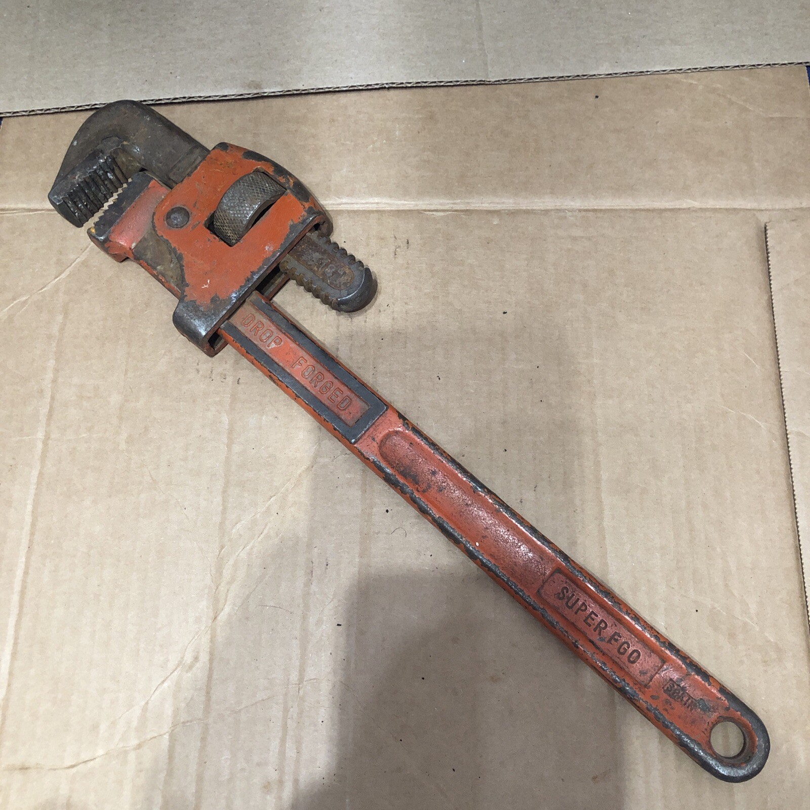 Vintage Super Ego 18” Pipe Wrench Made In Spain