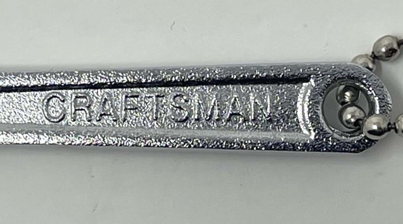 Vintage CRAFTSMAN TOOL 30896 Miniature MINI NOVELTY KEYCHAIN WRENCH FOB! NEW!