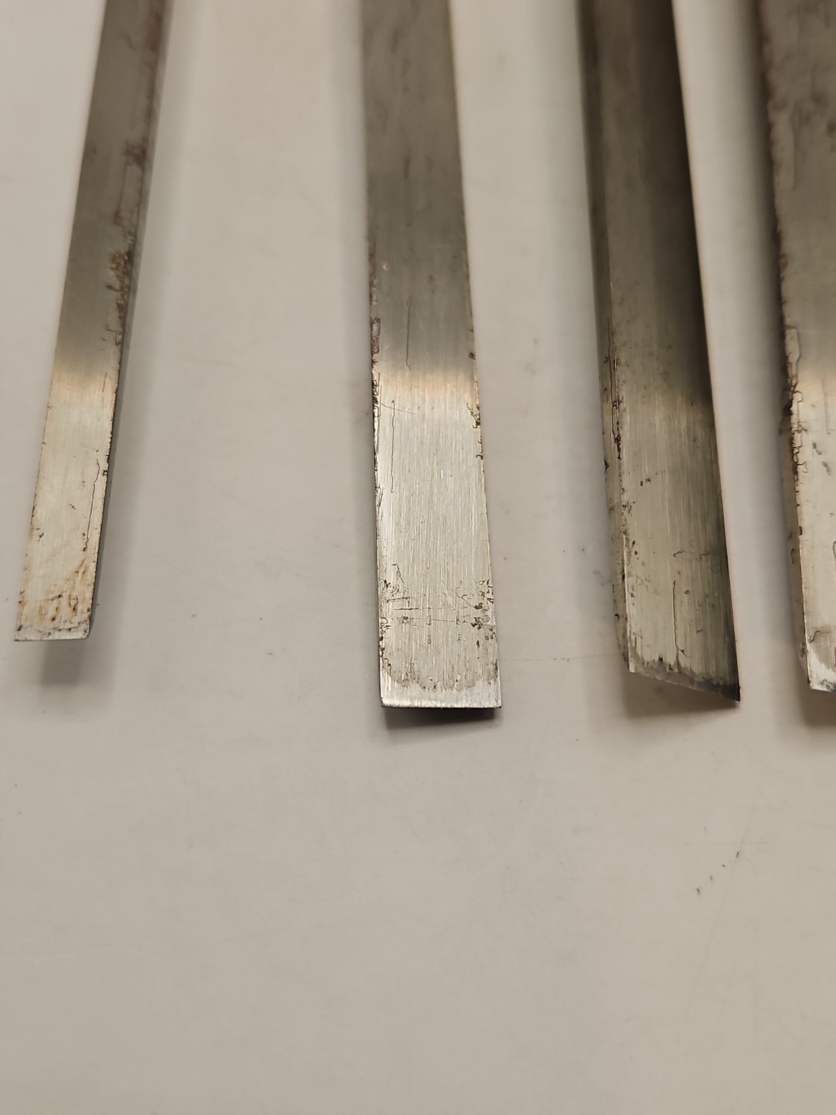 Vintage 5 chisel lot of Bracht – West Germany, Wood Chisels with Wooden Handles