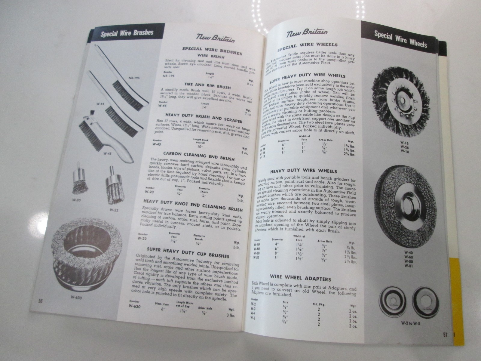 1960 Vtg Mechanics Hand Tools by New Britain Catalog No 59M w/Price List