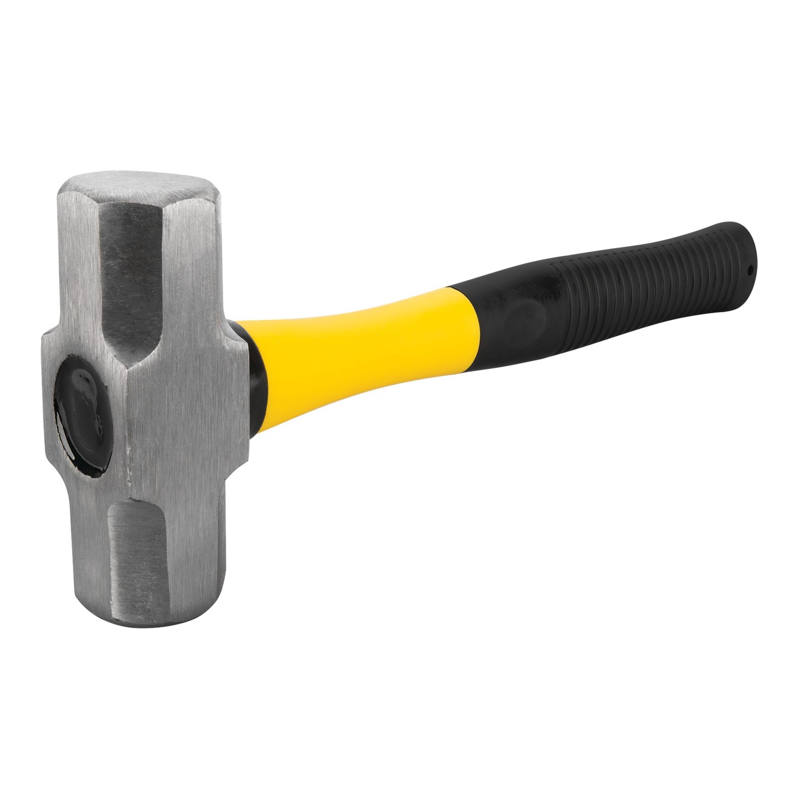 2lb Sledge Hammer Fiberglass Handle Heavy Duty Steel Head Black For Demolition