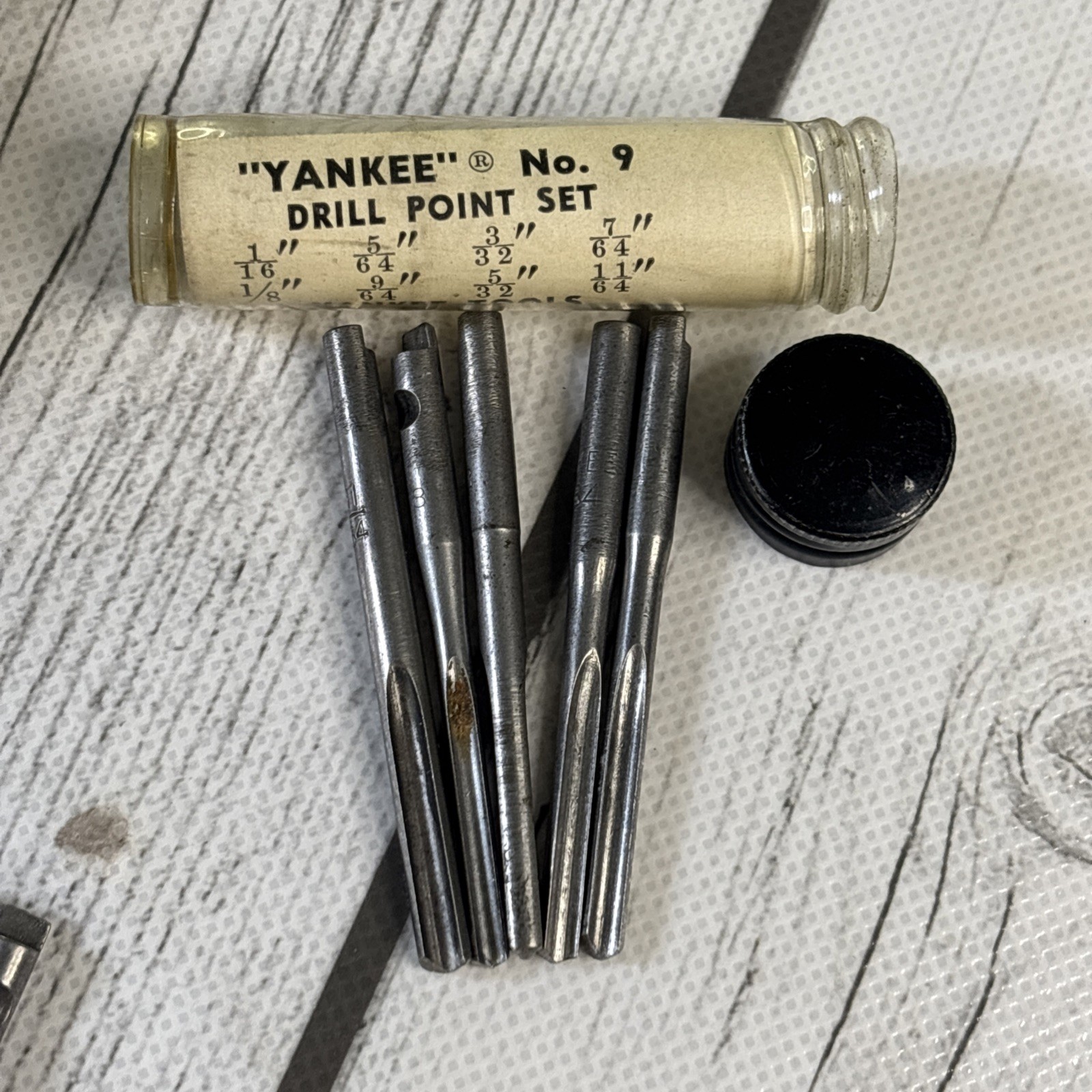 Vintage Millers Falls Automatic Spiral Push Drill 185A (7) Original Drill Point.