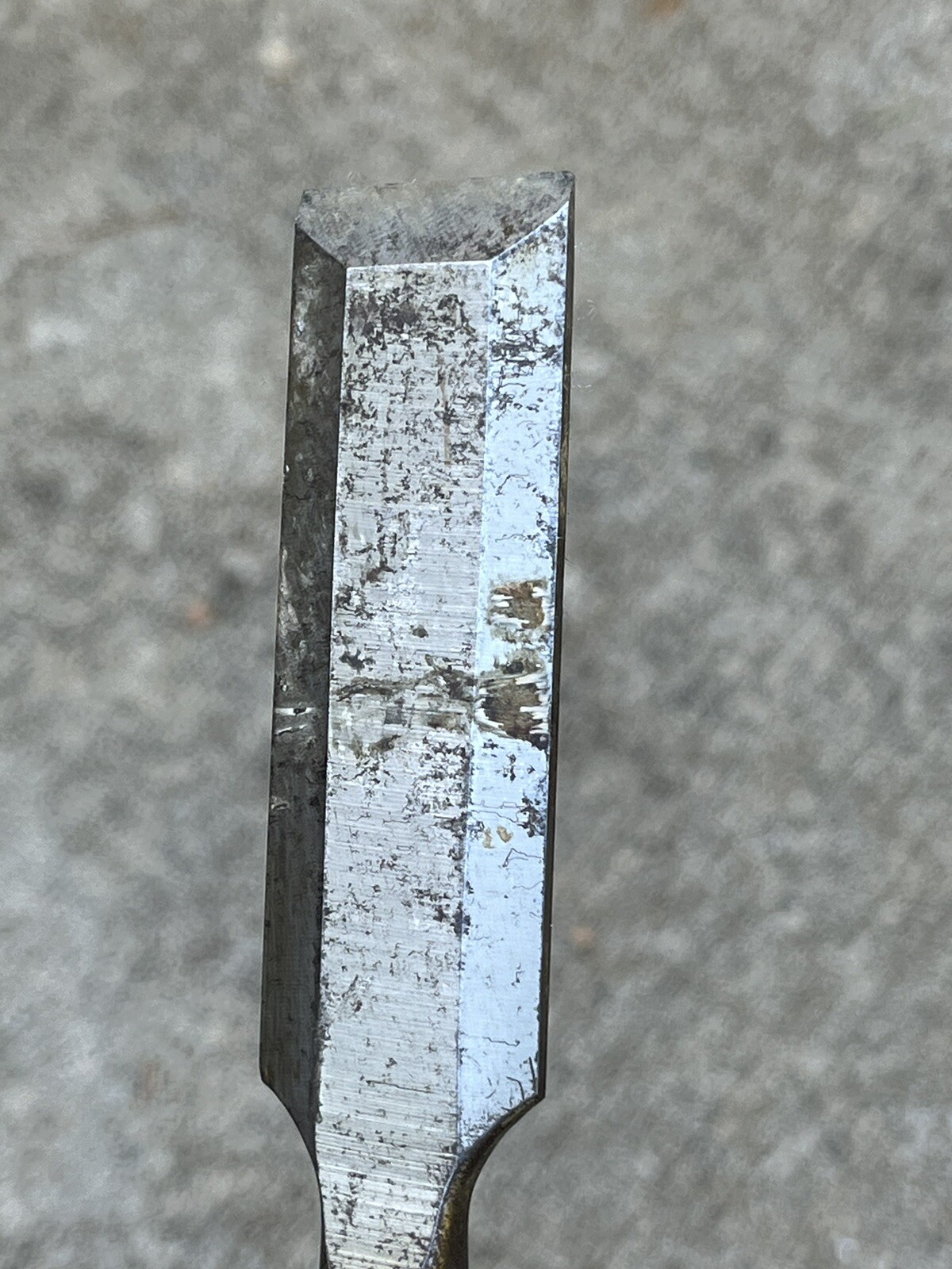 1″ Stanley Wood Chisel VTG No. 60 with Metal Strike Plate Tool Bevel edge