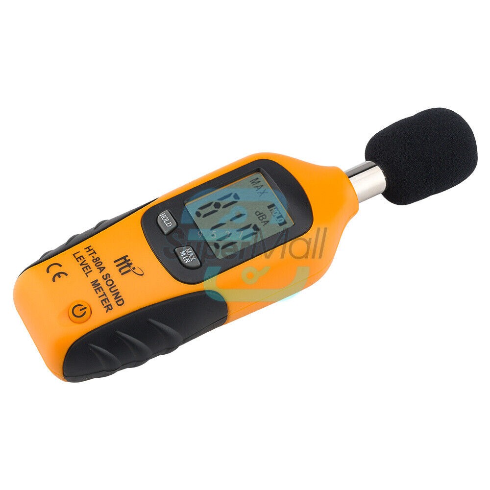 Handheld HT-80A Noise Tester 40-130dB Digital Sound Level Meter Noise Measuring-