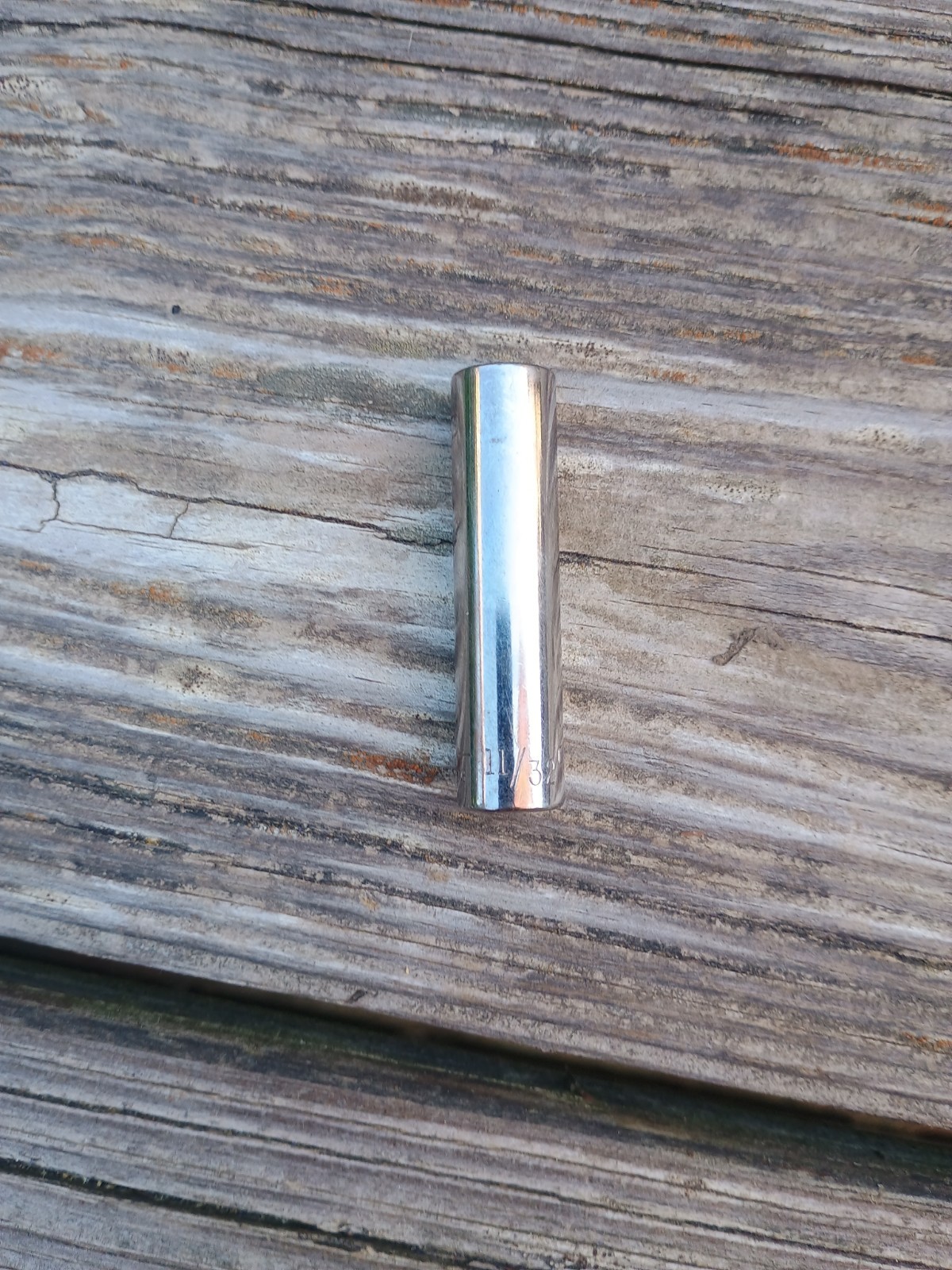 Vintage Craftsman 11/32″ 6 Point Deep Socket 1/4″ Drive Inverted G 43576 USA