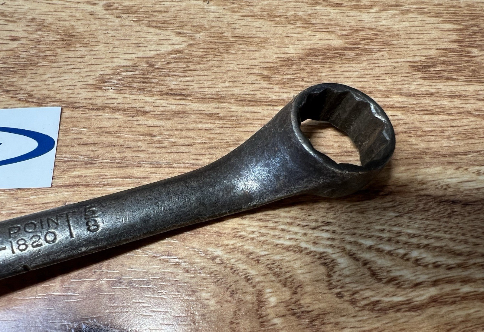 Vintage Blue Point XS-1820 9/16 x 5/8 Short Offset Box End Wrench-12 Point – USA