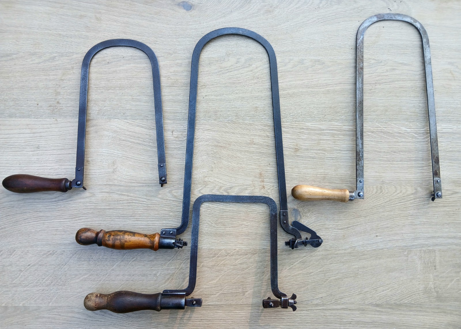 Vintage Fret Saws. Traditional Woodworking Tools. Made In England. ×4