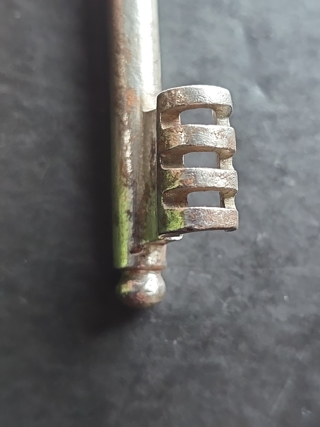 Beautiful Old French Key☆ Ancient Wrougt Iron Key from the 1700s ERA! Burgundy