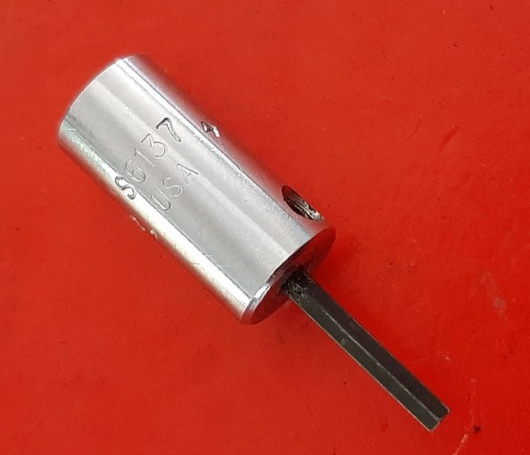 Snap-on Tools S6137 1/4″ Drive 3/32″ Carburetor Specialty Hex Bit Socket Driver