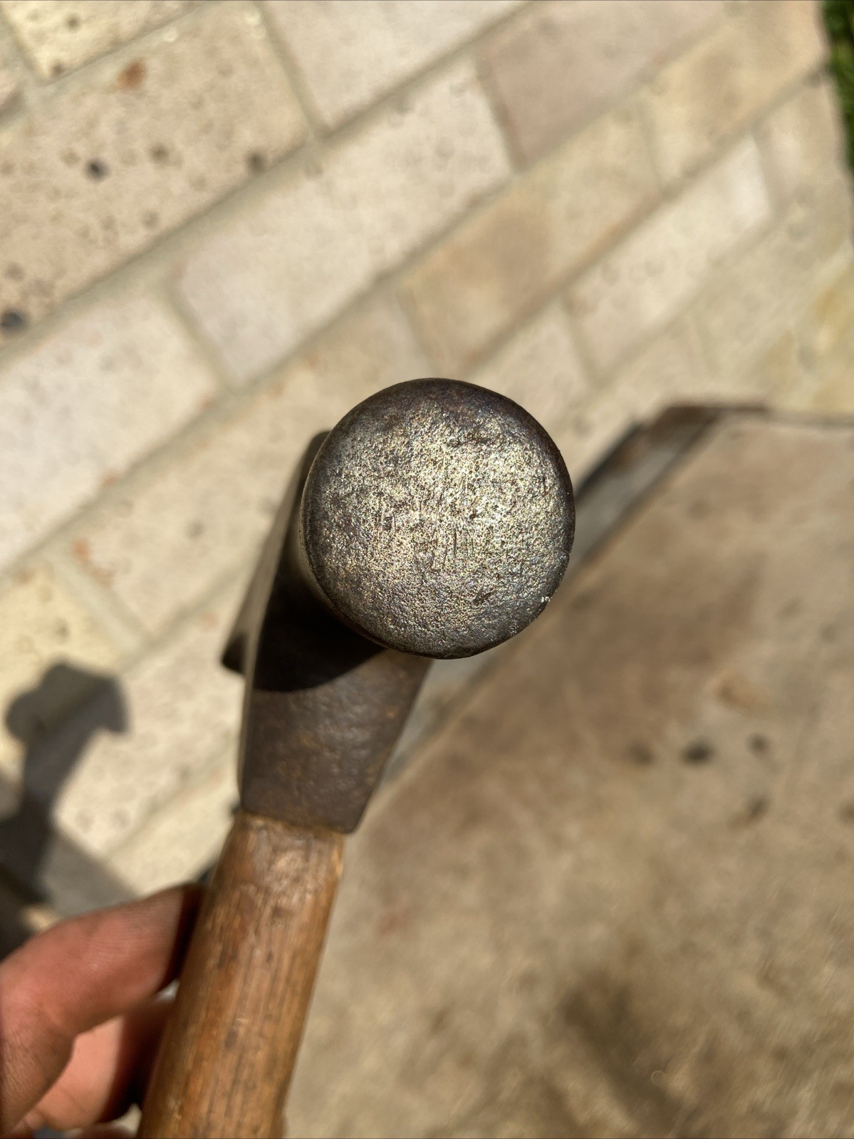 Vintage Claw Hammer Military Arrow Wooden Handle Rare