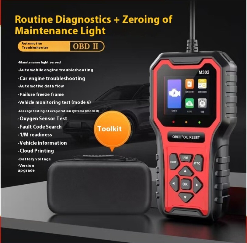 Code Reader Automotive Fault Diagnosis Tool Multi-language Car Accessories M302