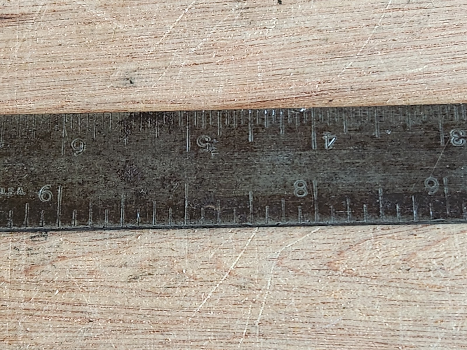 Steelcraft 12″ Rule Machinist Blade From Combination Square USA Vintage Steel