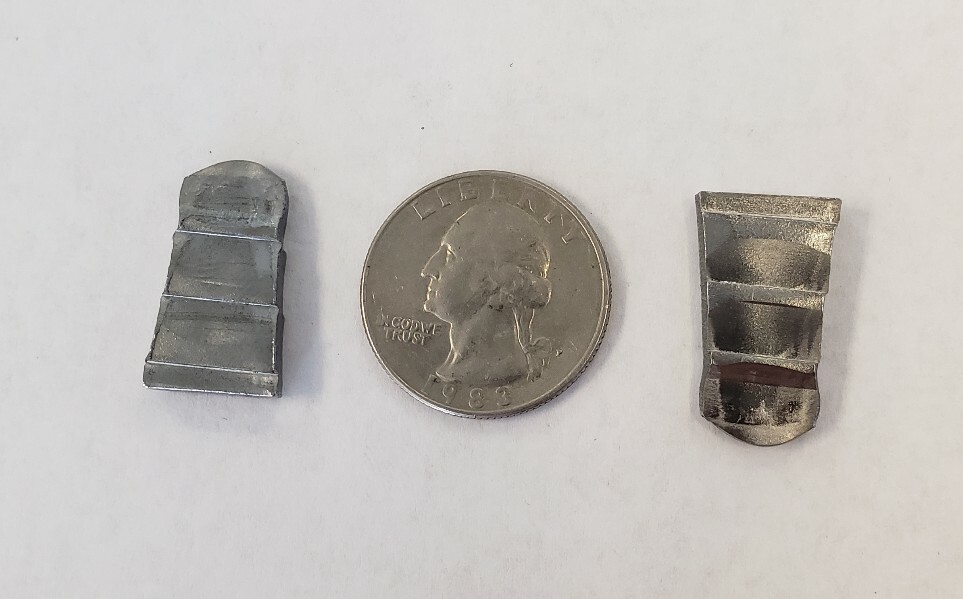 36 small flat wedges for hammers, hatchets, and tack hammers 3 sizes