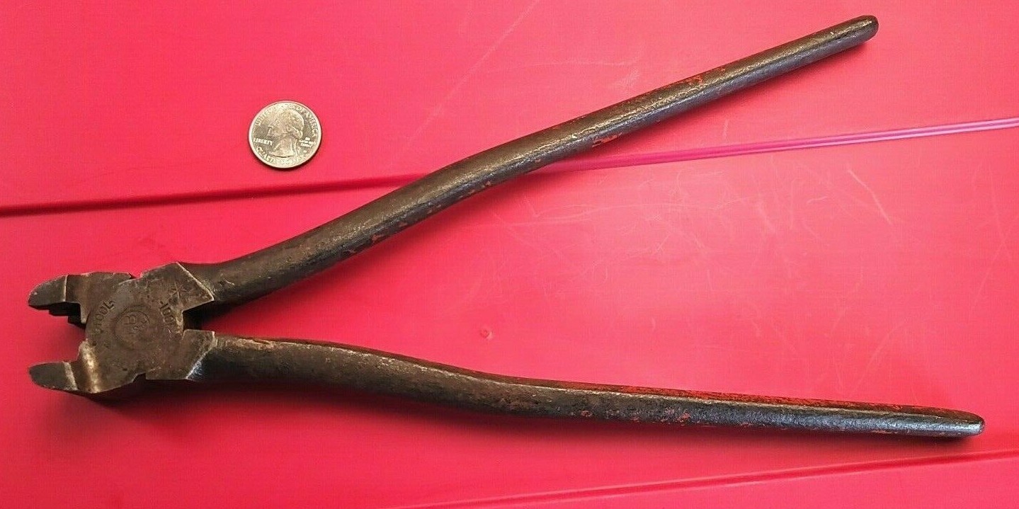 Vtg T&B TERMINAL TOOL Plier / Crimper Made in USA CAT NO. 21001 Linesman