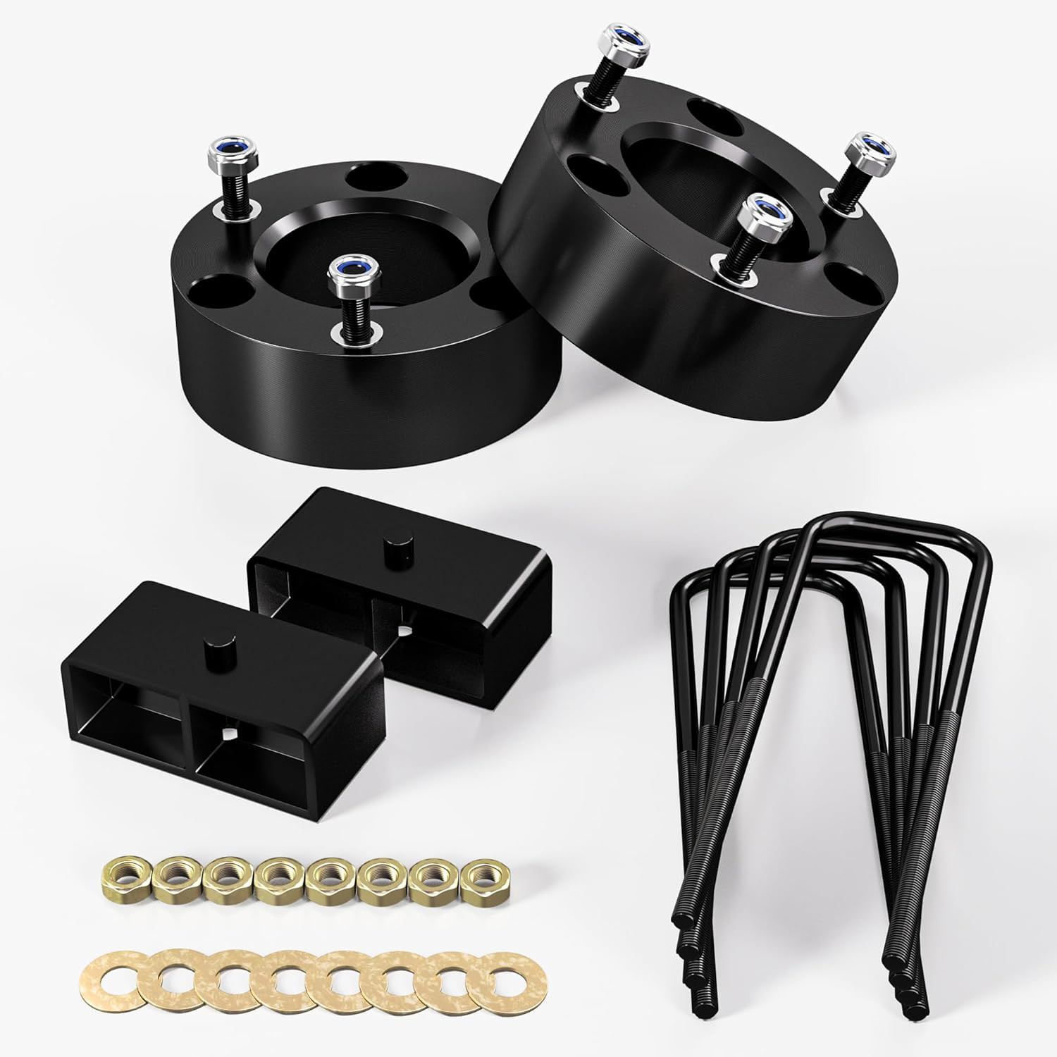 3″ Front and 2″ Rear Leveling Lift Kit for 2007-2024 Chevy Silverado 1500 GMC Si
