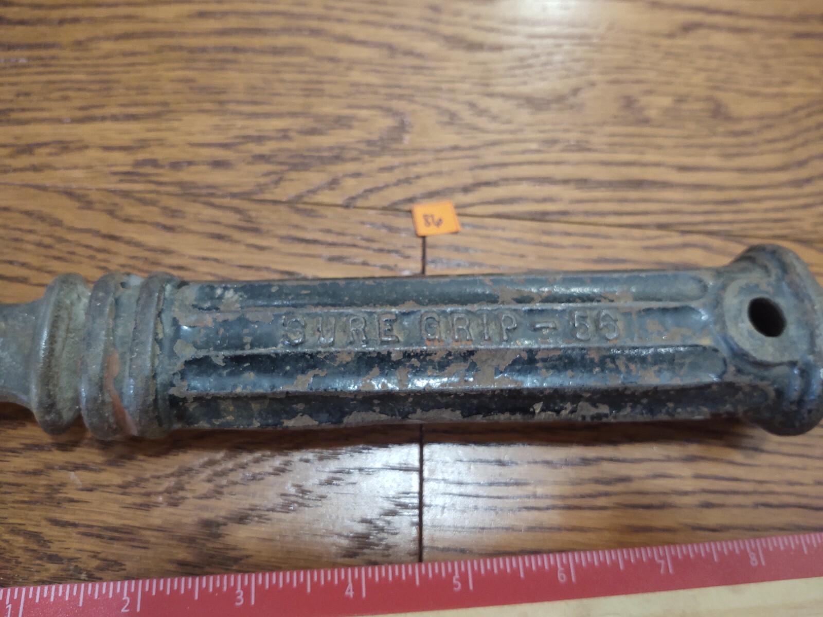 Antique Sure Grip No. 56 Slide Hammer Nail Puller Bridgeport Hardware MFG 70884