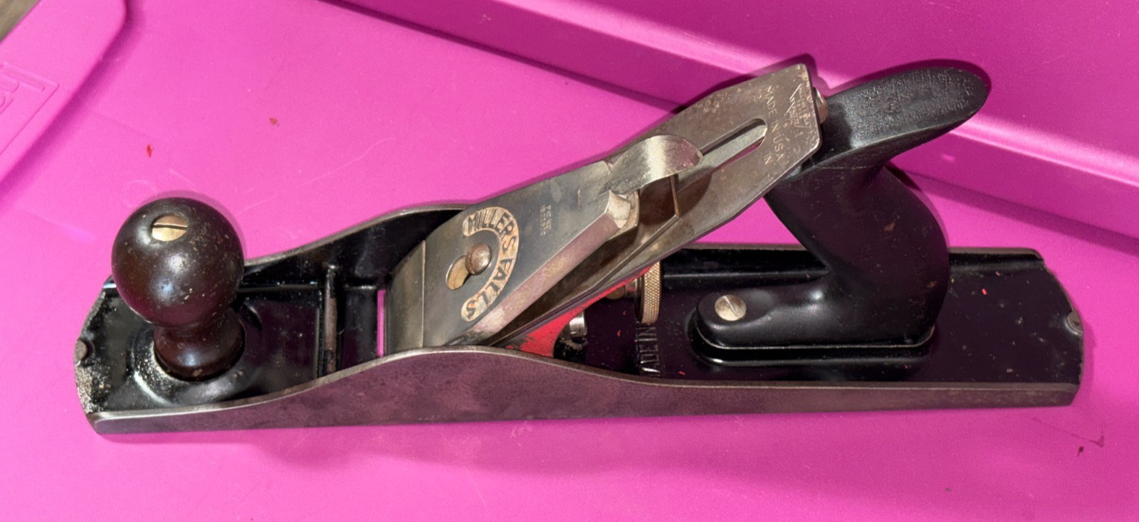MILLERS FALLS NO. 14 Jack PLANE (SMOOTH BOTTOM) w/Triangular Millers Falls Logo