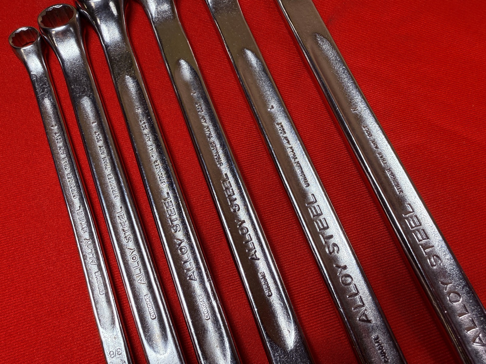 NOS 6 pc Vintage Stahlwille SAE Box End Wrench Set 23 Corona Series 3/8 – 1-1/8″