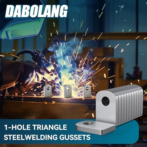 12 Pcs Weld on Tabs with Holes, Weld on Steel Gussets, Weld on Shock 12 PCS