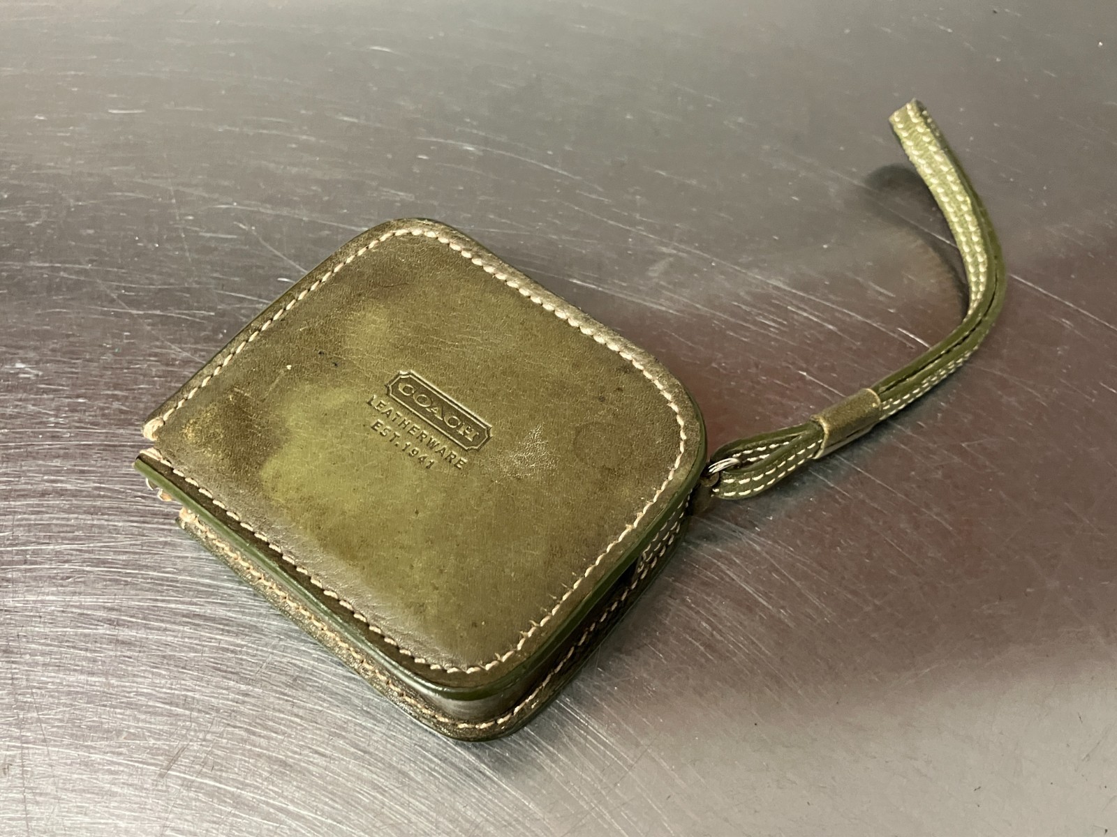 Rare Coach Leather Tape Measure Collectible Contemporary Original 10 ft ORIGINAL