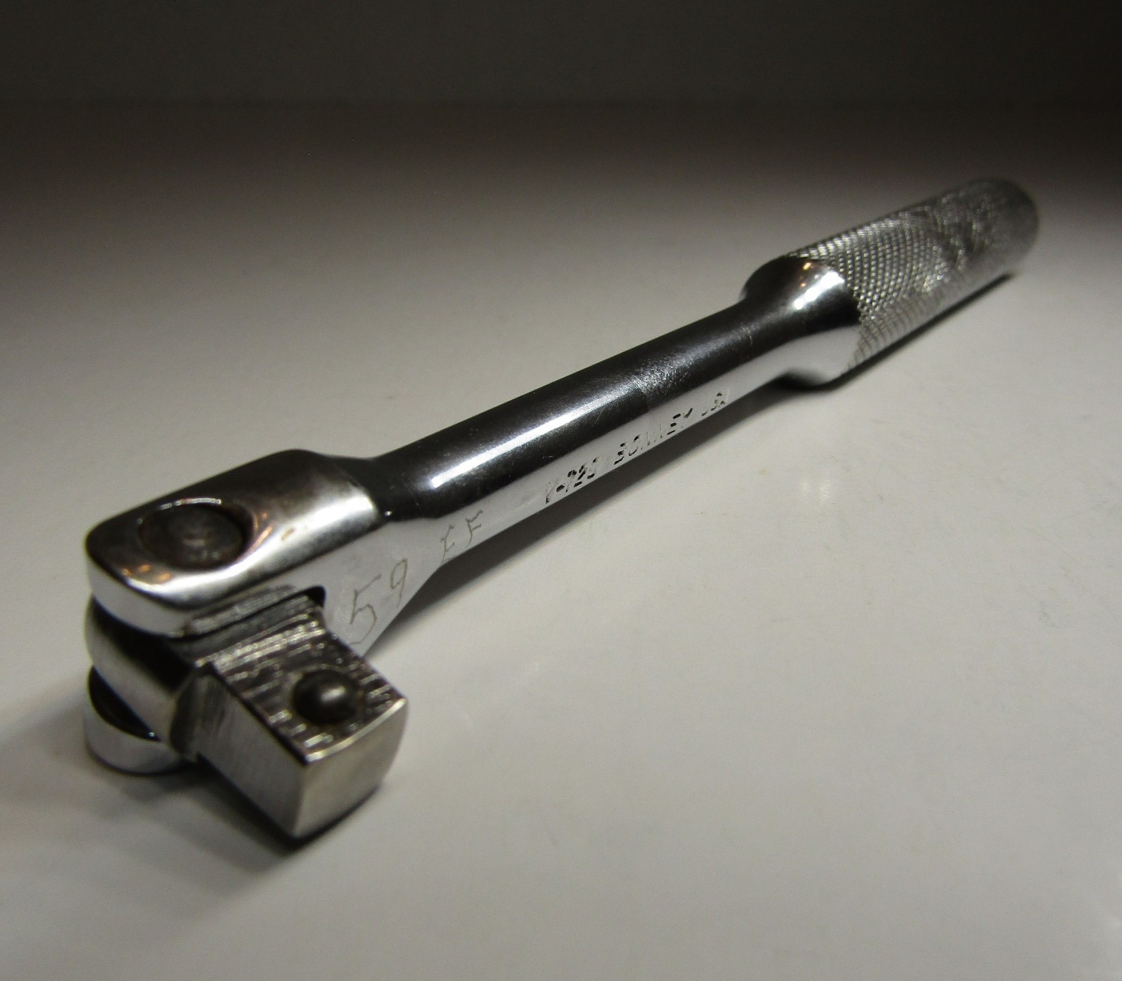 Vintage *Bonney* 1/4″ Drive Breaker Bar V-720 w/ Knurled Handle – Made in U.S.A.