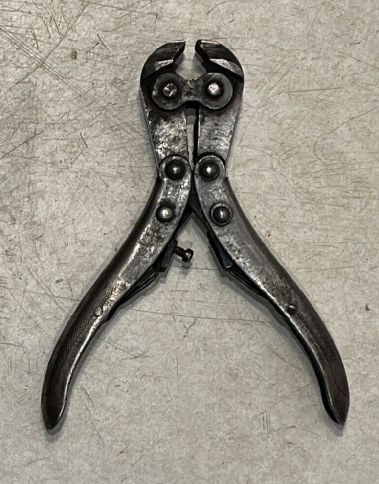 Antique Bernard 1899 SCHOLLHORN End Cutters Nippers Snip Wire 6”