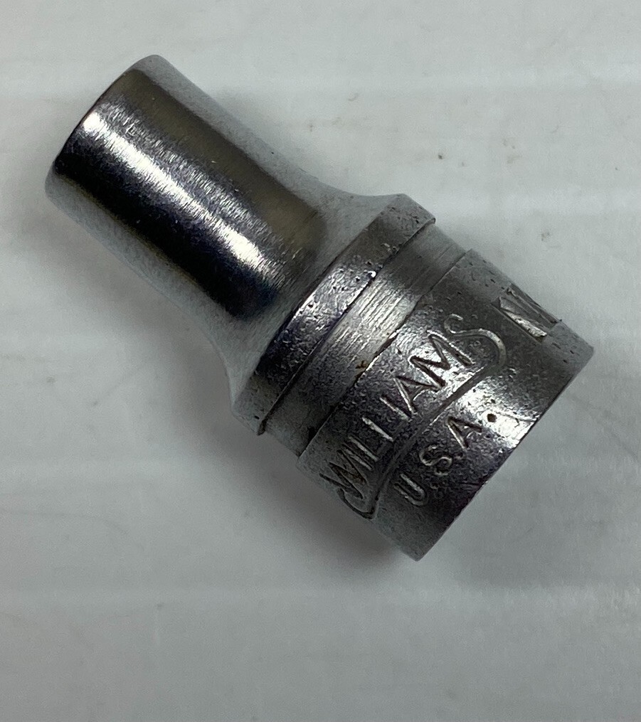 Williams Tools NM-606 – 3/16″ – 6 Point Shallow Socket 1/4″ Drive USA Tool