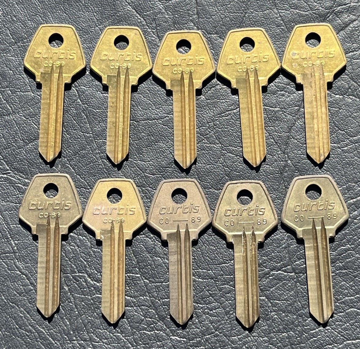 Key Blank Curtis CO89 A1001ABM Lot of 10 Pieces for Corbin Russwin Locks 6 Pin