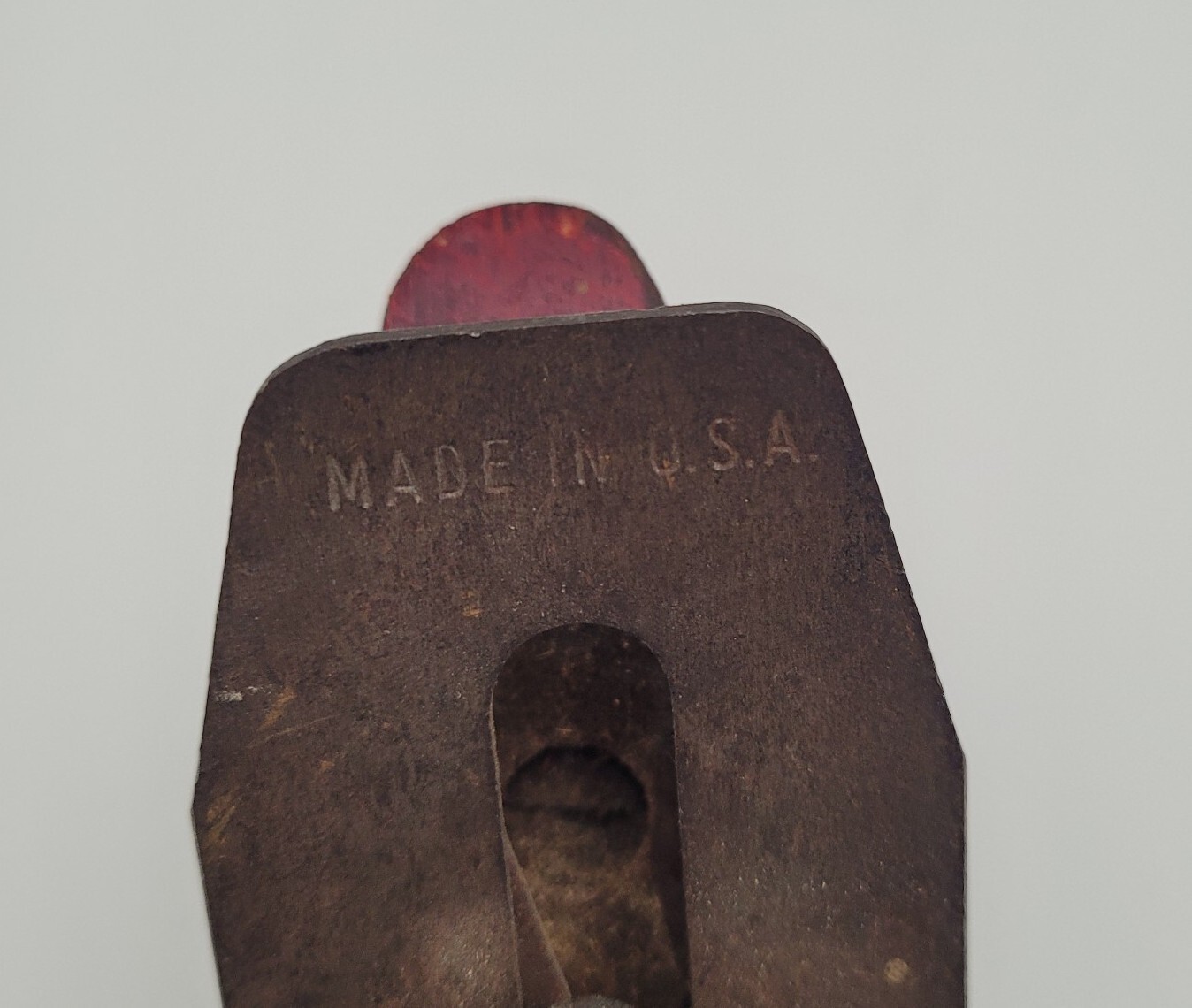 Vintage Hand Wood Plane 9″ Wooden Handle Used Condition No Visible Brand