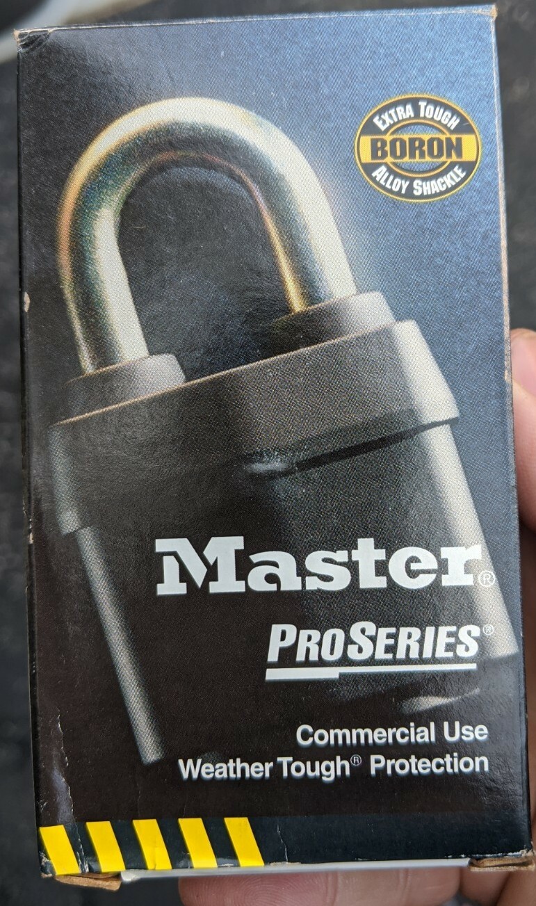 MasterLock ProSeries KIK Padlock 6627 W/O Weather Tough Cover Locksport