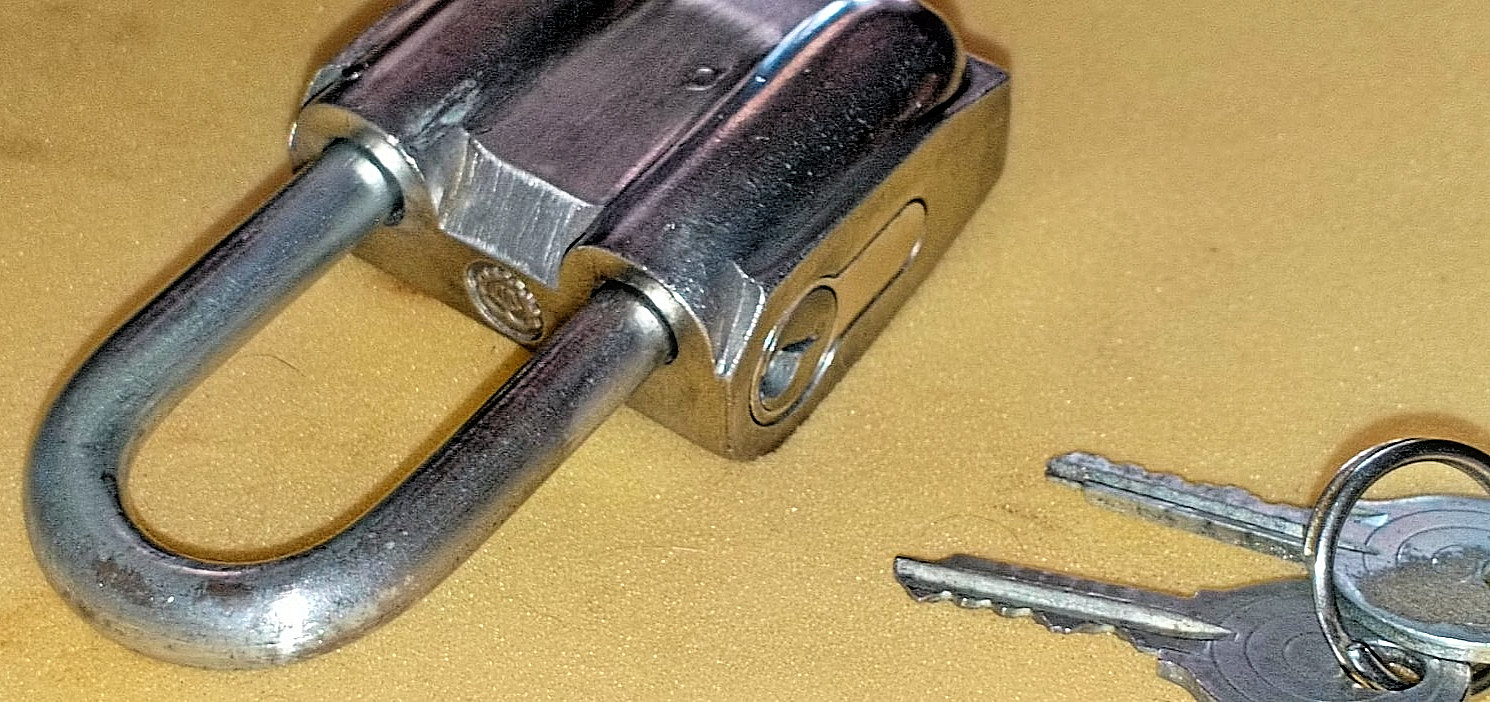 Padlock USSR ORIGINAL 2 keys in the Set Working Soviet Rare Original Vintage