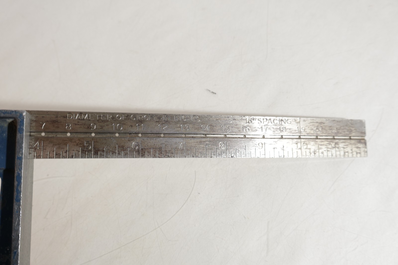 STANLEY # 125 PROTRACTOR POINT WITH RULE IN GOOD USED CONDITION MUST SEE