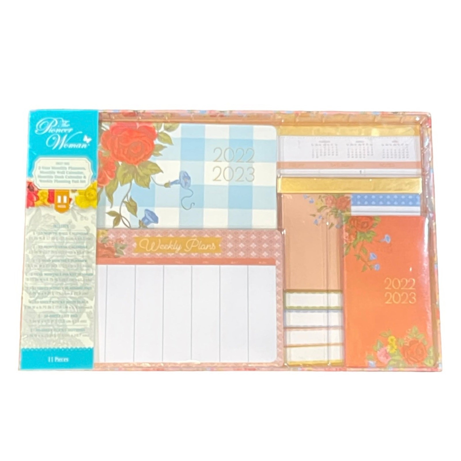 The Pioneer Woman Sweet Rose 11-Piece 2-Year Monthly Planners,