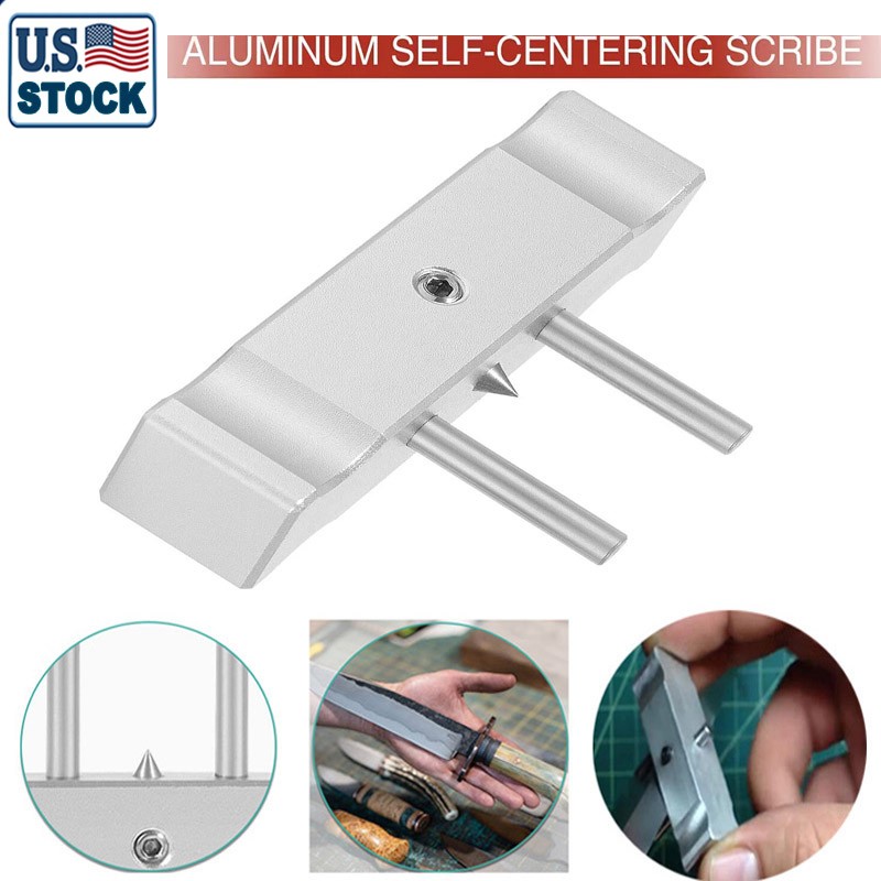 Knife Making Wood Metal Scribe Tool Precision Height Gauge Scriber Center Finder