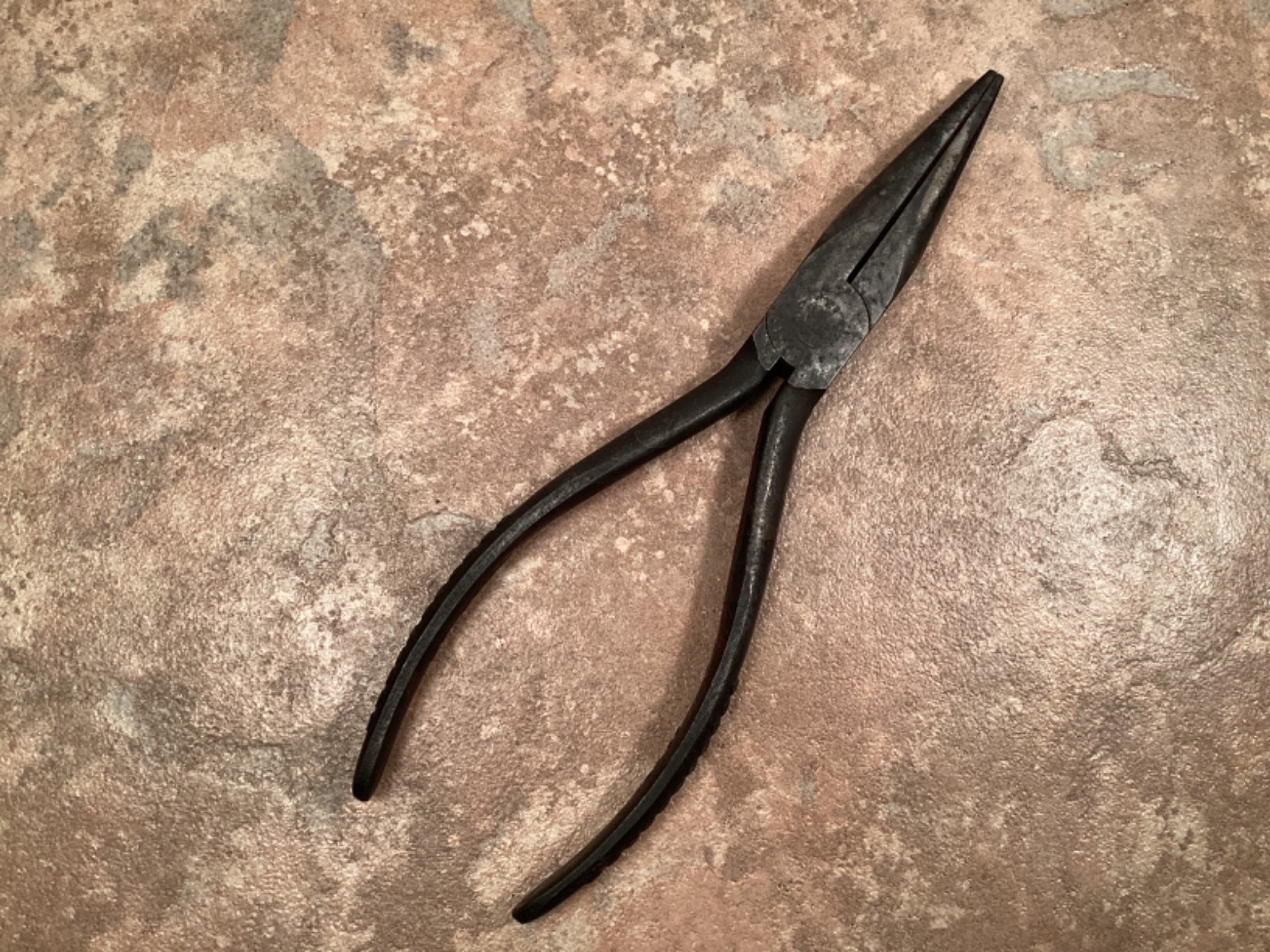 Vintage Snap-on Needle Nose Pliers 96 Vacuum Grip Handles 7″ Underline Logo USA