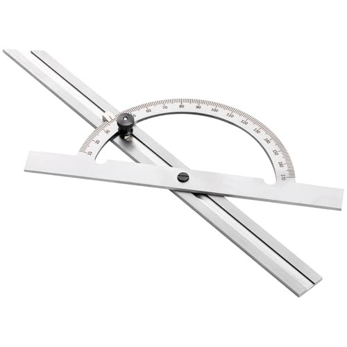 12″ Steel Angle Finder Sliding Bevel Gauge Metal Protractor